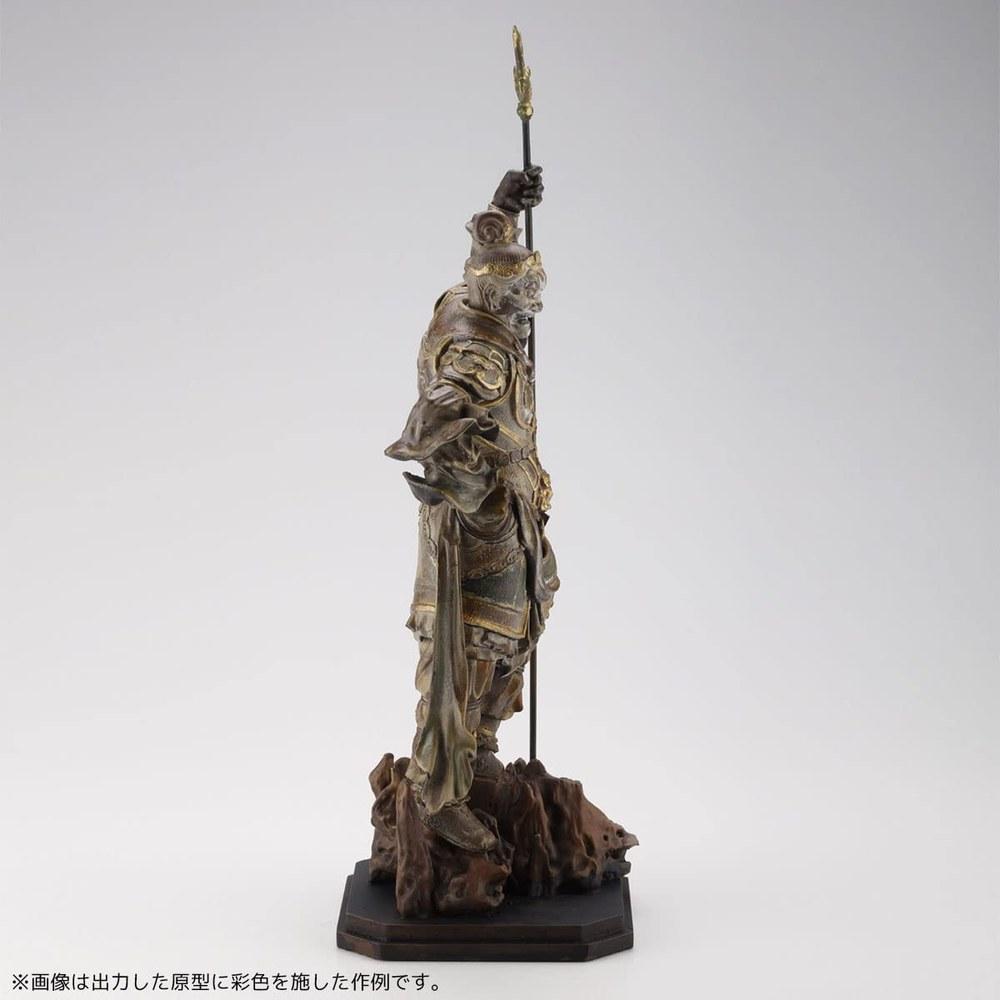 KAIYODO Art Plast Four Heavenly Kings Statue Enmaten AP013 Unpainted Unassembled Plastic Model Kit 160mm Non-scale