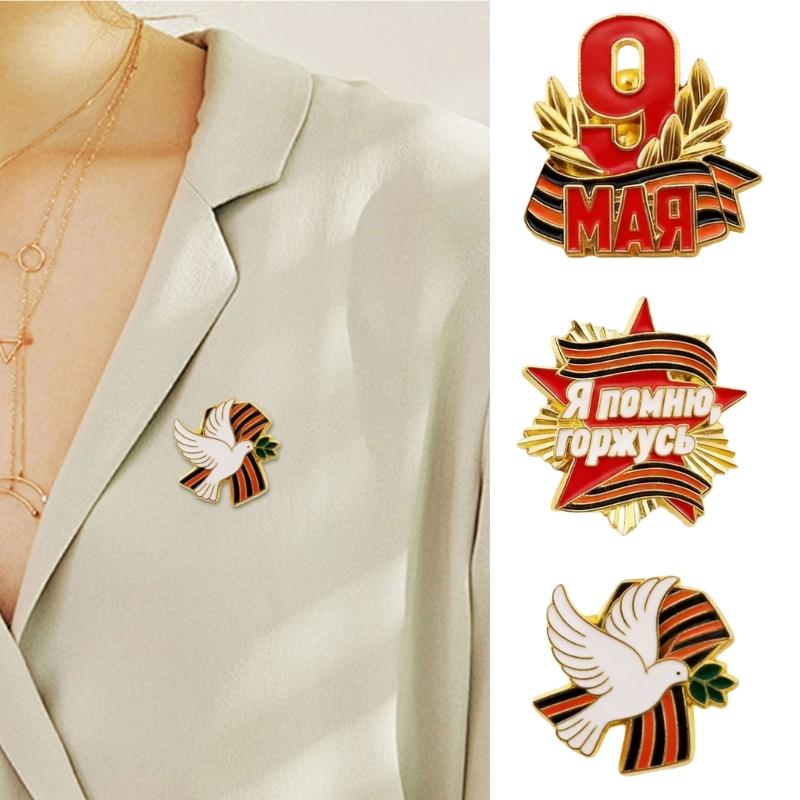 Patriotic Russian Militaries Pin For Collectors National Flag Badge Accessories For Historical Event And Daily Wear