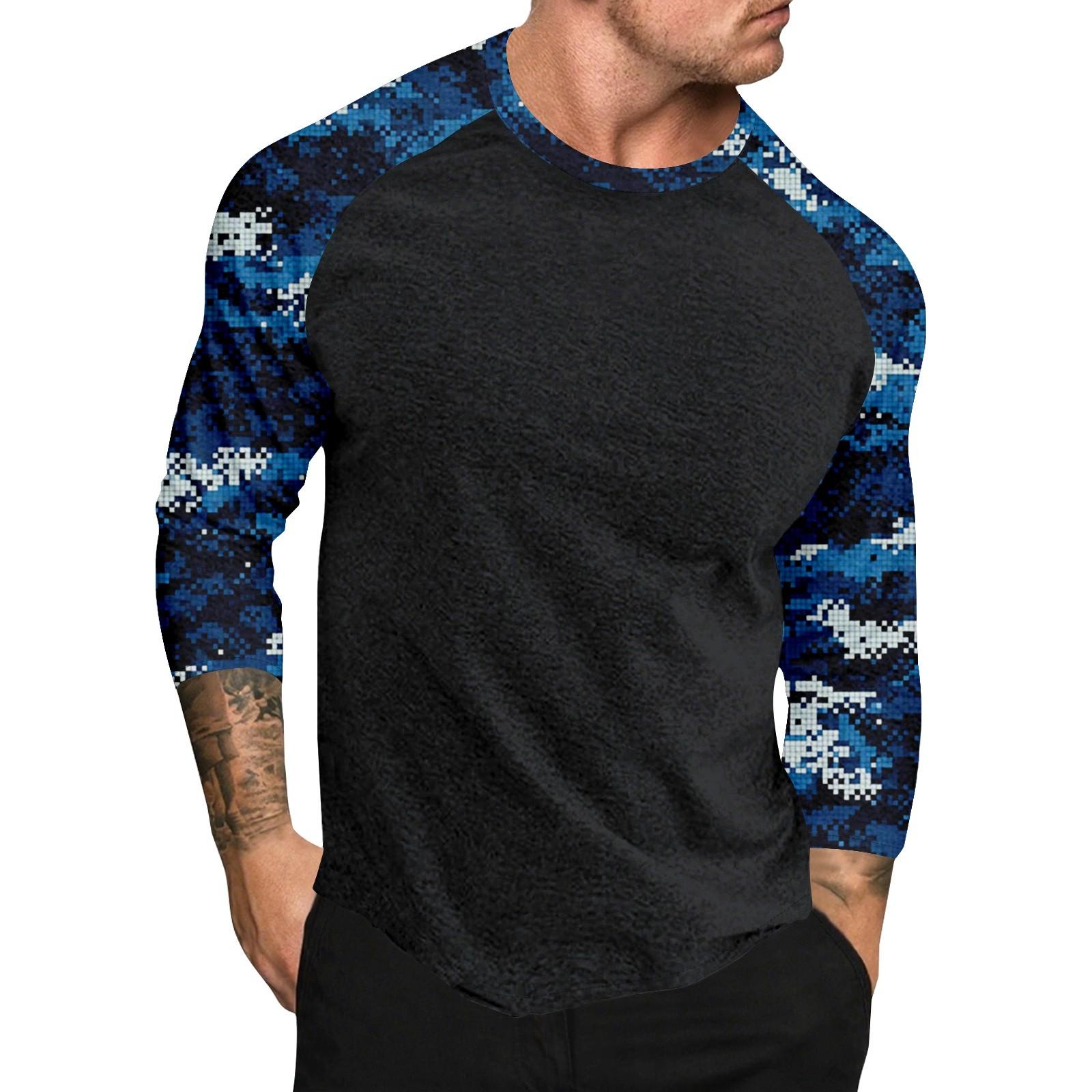 

Мужской топ с короткими рукавами реглан с принтом в стиле камуфляж XL