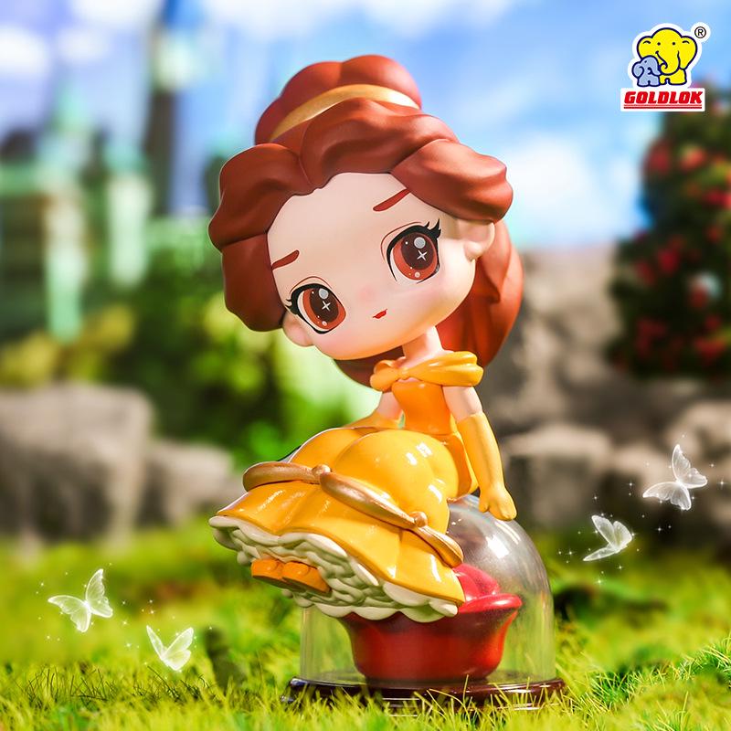 Disney Princess Fairy Tale Town Blind Box Figurine - Desktop Doll Ornament Birthday Gift for Girls