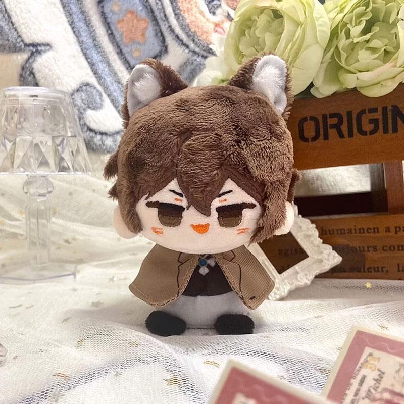 Dazai Osamu Knuffel Tasbedel Nakahara Fyodor Sigma Rampo Gogol Teruko Knuffel Mini Hanger Knuffel Sleutelhanger Anime Verjaardagscadeaus 10CM