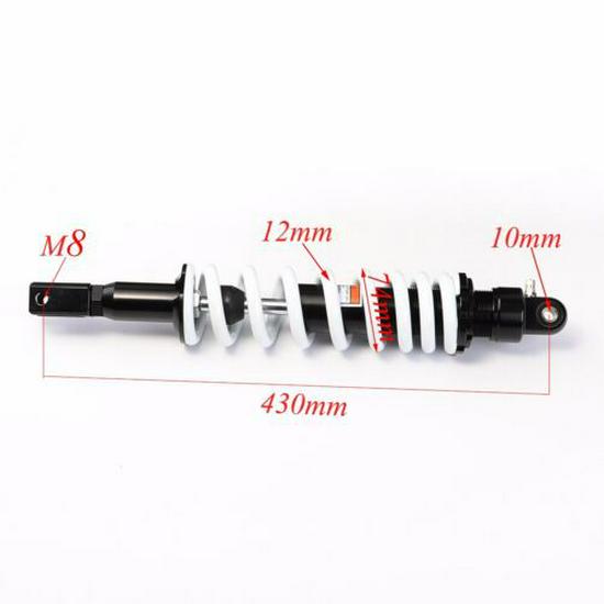 

430mm Shock Absorber for 250cc Pit/Dirt Bike, Motorcycle, ATV Suspension 23mm Fork Width