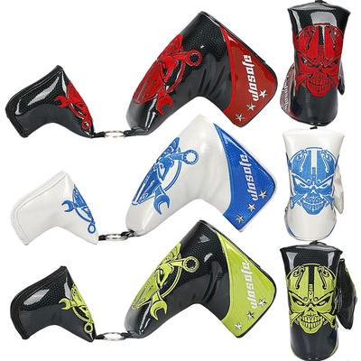Putter Cover with Key Pin Fits Scotty Cameron Magnetic Magnetic Green Ring, Type, Odyssey, Closure, Type, Red, Blue, (red)