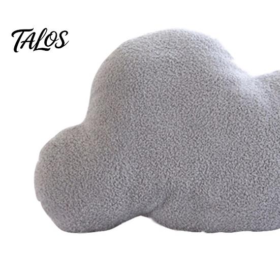 Throw Pillow Cute Comfortable Touch PP Cotton Stuffed Living Room Sofa Cloud Shape Cushion Daily Use
