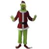 Auffälliges Grinch Cosplay Kostümset für Halloween-Maskeraden