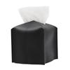 Leather Tissue Box Cover Square, Beautiful PU Leather Tissue Box Holder Decoration for Bathroom, Home Office, Living Room