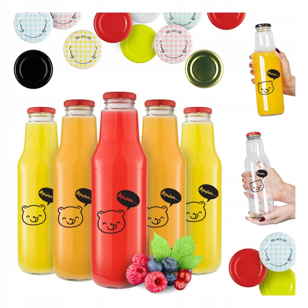 40X Butelki Kubuś 750Ml Z Nadrukiem Butelki Na Sok Wodę Syrop Soki Mleko