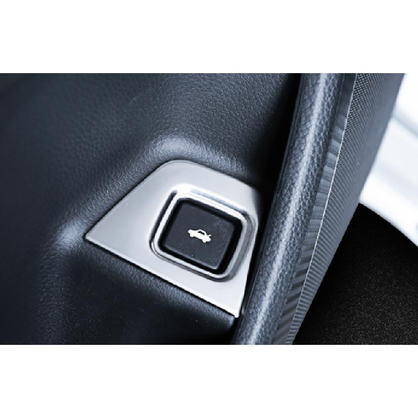 For Honda Accord 2018- Silver Titanium Tailgate Rear Door Switch Cover Trim
