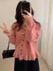 Korean Style Lace-Trim Knit Cardigan for Women - Soft, Fluffy, and Loose Fit for Spring and Autumn