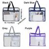 Large Capacity Clear Tote Bags Transparent Bedding Blanket Organizer Clothes Storage Bag  School