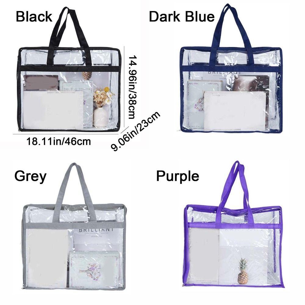 Transparent Clothes Storage Bag Large Capacity Bedding Blanket Organizer  Work