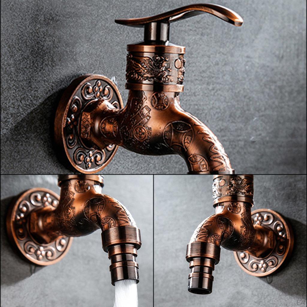 Faucet Sink Basin Single Cooler Mixer Tap, Multi-Functional Single-Headed for Washing Machine