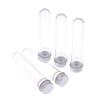 5Pcs 40Ml Transparent Mask Bath Salt Test Plastic Tube With Aluminum Cap Empty Clear Pet Cosmetic Tube