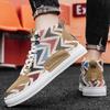 Fashion Fashion High Top Canvas Sneakers Men Summer Breathable Skateboarding Shoes for Men Lightweight Vulcanized Shoes Man Espadrilles