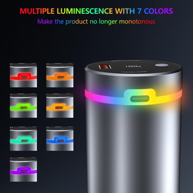 22.5W Aluminum 46800 46950 Battery Case Removable Metal Cover Protector 22.5W Large Capaciity Case Holder LED Display