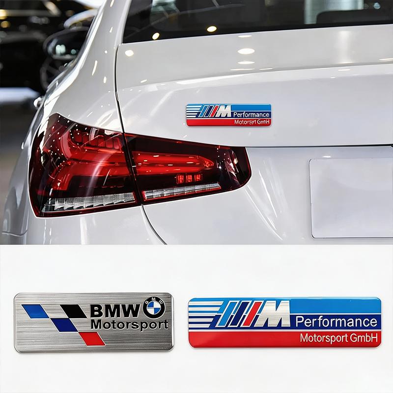3D Aluminum Car Styling Sticker Body Trunk Decoration Decal Accessories For BMW G80 G06 G07 G42 G14 G15 G16 F82 F20 F21 F83 M2 M