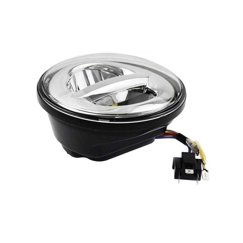 YIBO Motorcycle Headlight 5.75 Inch Headlight LED Headlamp Projector Driving Light with DRL High