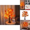 Led Maple Tree Light With 24 Leds For Thanksgiving Christmas Party Home Decoration Indoor Garden Scene