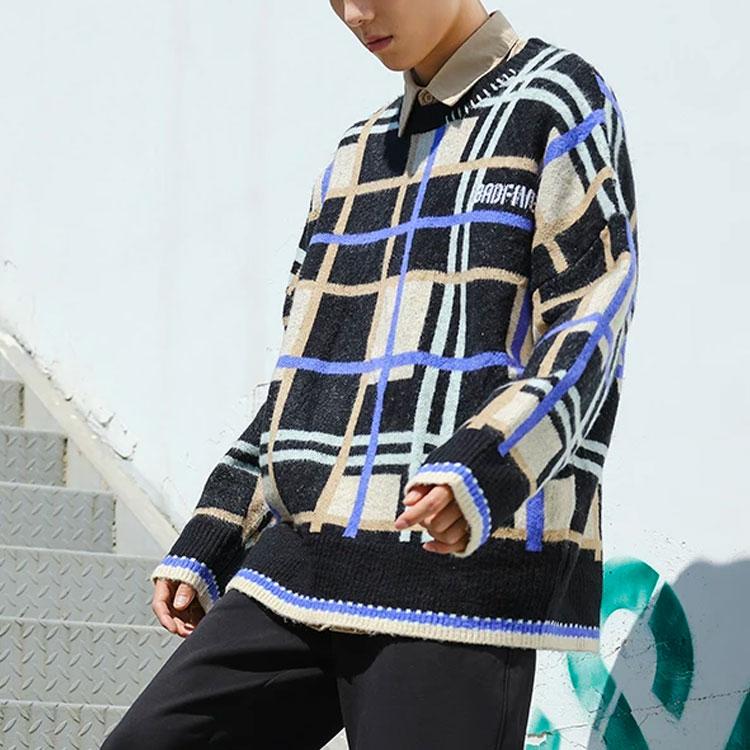 Li Ning Casual Crew Neck Pullover Sweater Men sweater AMBR033-3
