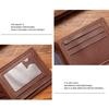 Men Wallet Faux Leather Geometric Pattern Thin Large Capacity Foldable Portable Multi Pockets Wear-resistant Solid Color Card Holder Changes