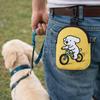 Cartoon Pattern Dog Training Snack Bag Portable Pet Food Storage Bag Pet Feeding Bag  Hiking