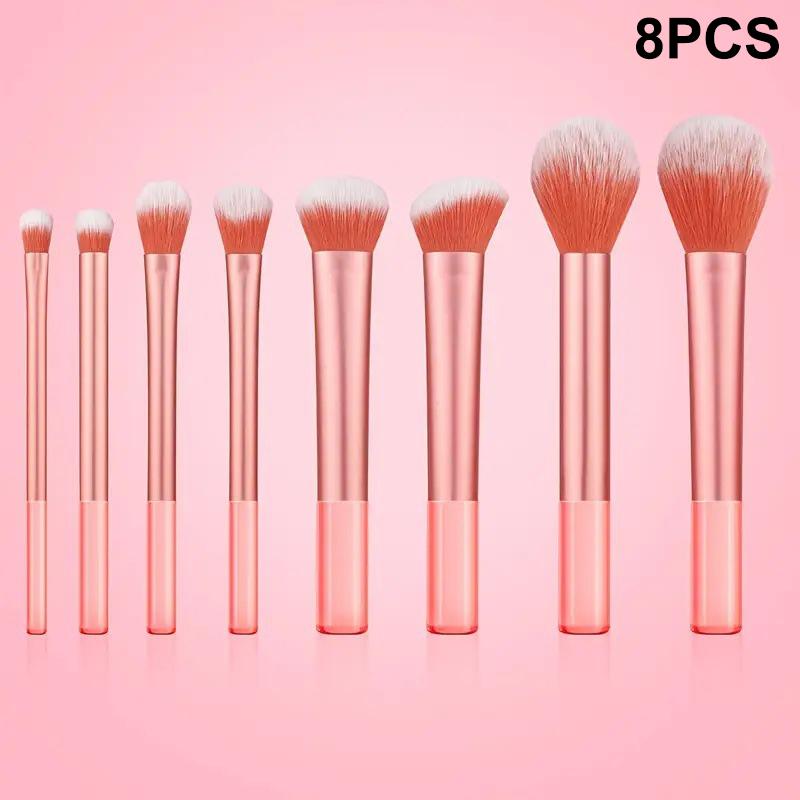 6/7/8/12 szt. Profesjonalny zestaw pędzli do makijażu Cień do powiek Róż Puder sypki Korektor Pędzel do makijażu Rozmiar podróżny Miękkie Włosie Syntetyczne Premium