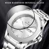 Luxury Men Wristwatch Waterproof Luminous Week Date Casual Man Clock Stainless Steel Quartz Fashion Men's Watches Reloj