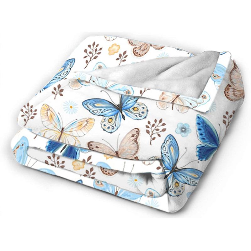 Printed Blanket, Flannel Sofa Blanket, Digital Printed Blanket
