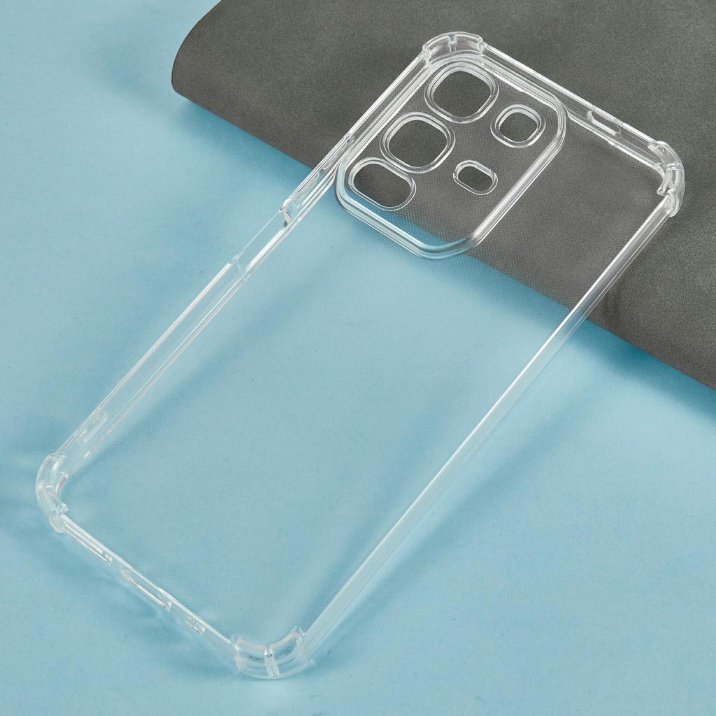 For Infinix Note 50x 5G Phone Case Reinforced Four Corner Anti-Drop Clear TPU Cover
