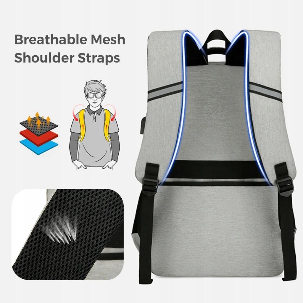 Multifunctional City Office Backpack With Thermal Compartment For Lunch