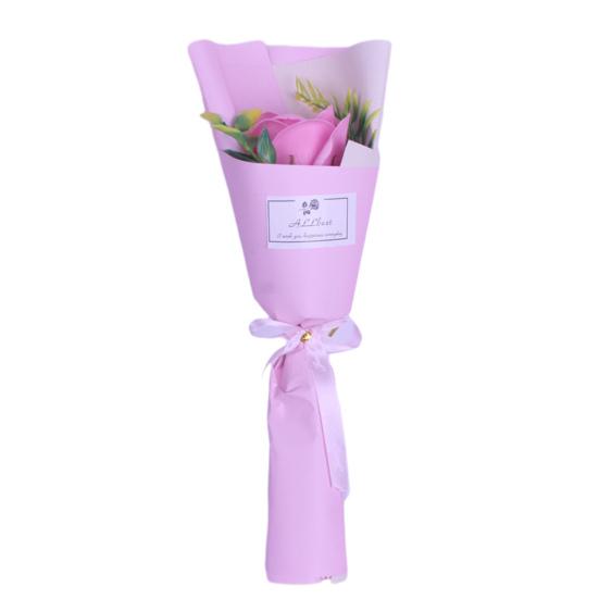 Mini kytice umělých růží Ručně vyráběné mýdlové květy Ozdoba Romantický dárek na Valentýna, narozeniny pro ženy, matku, manželku, přítelkyni