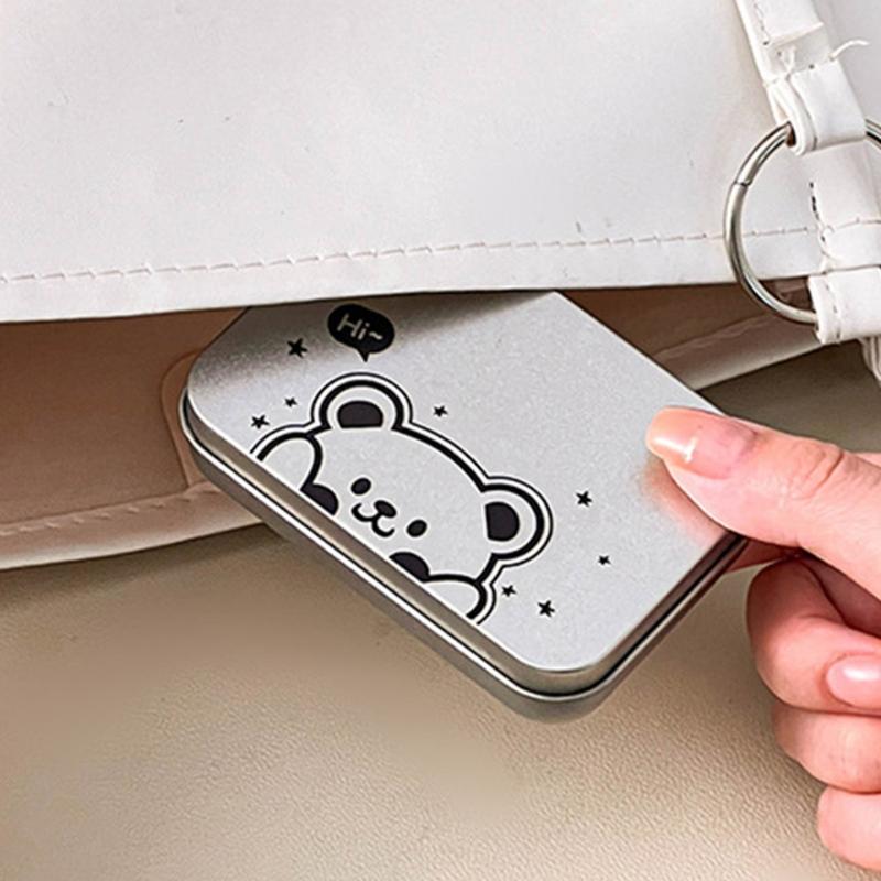 Faltbares Besteckset Leichtgewicht Löffel Gabel Outdoor Metall Geschirr mit Aufbewahrungsbox Küchen Wanderutensilien Einfache Verwendung