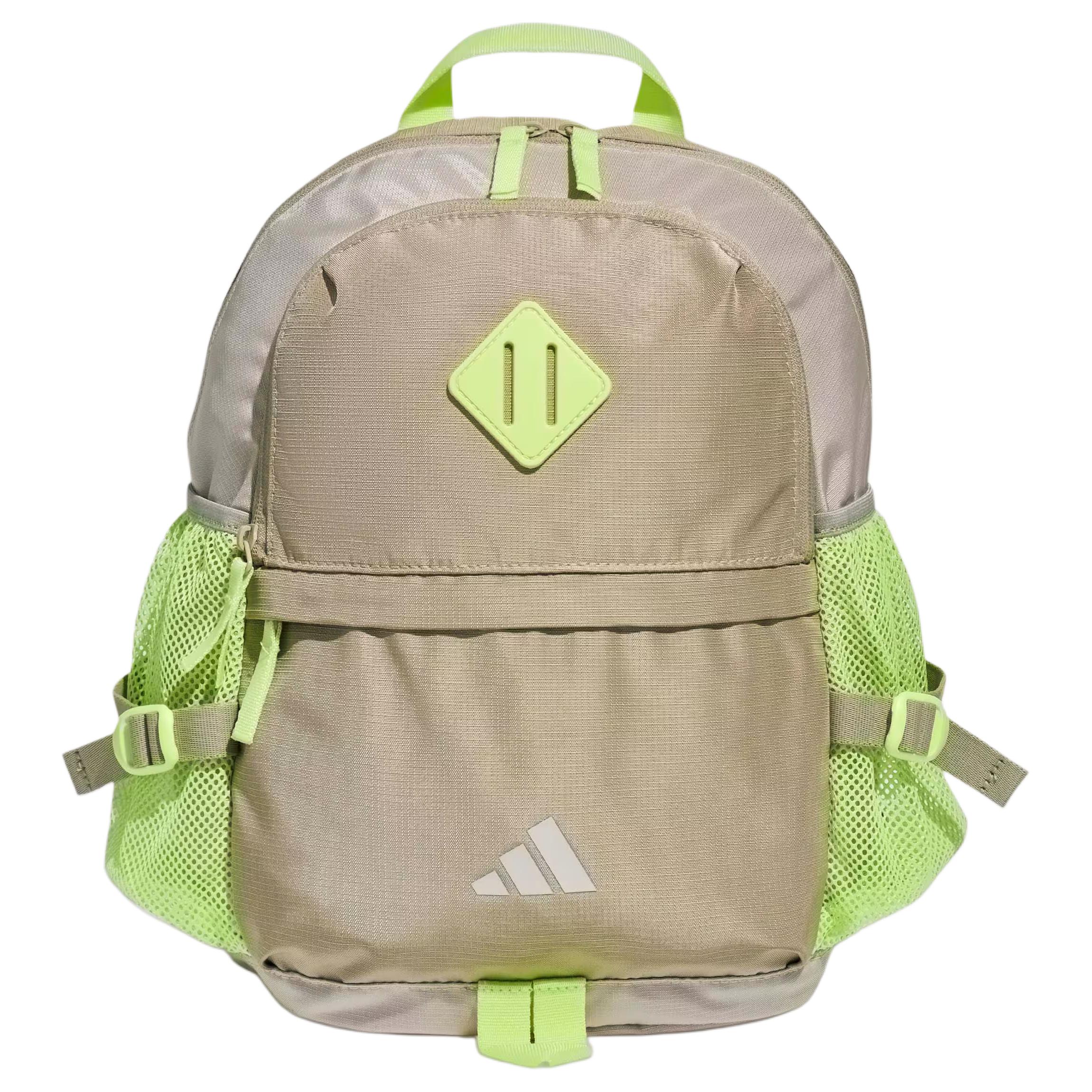 Adidas Fashion Minimalist Color Block Versatile Plaid Fabric Backpack Unisex Backpack Brown KS0246 Wonder Goods Umber
