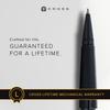 CROSS Ballpoint Pen Edge Matte Black Lacquer Genuine Imported Product Water-based NAT0555-11