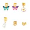 34pcs Butterfly Dreadlocks Beads Dread Locks Hair Braid Tubes Hollow Out Hair Ring  Hair Jewelry