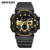 SANDA new multifunctional men's youth outdoor sports waterproof wrist watch