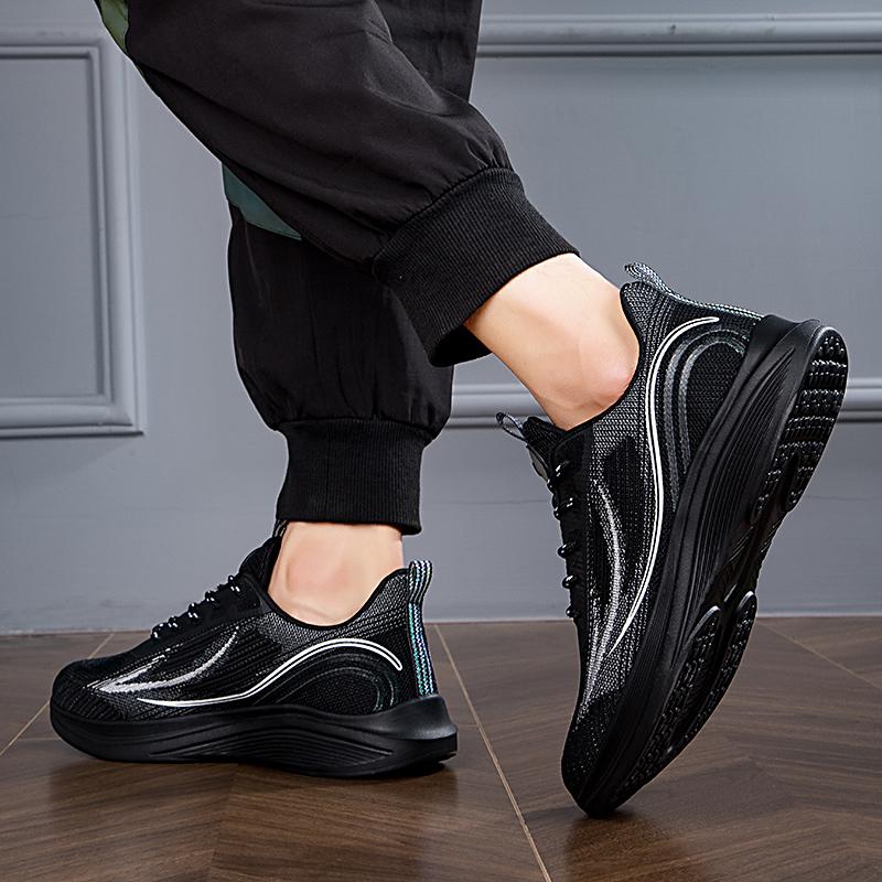 Women'S Running Shoes Mesh Lightweight Breathable Anti-Slip Air Mesh Casual Shoes Women Outdoor Soft Lace-Up Sports Shoes Women