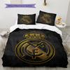 Madrid Pattern Bedding Home Decoration Birthday Gift (1 * duvet cover + 2 * pillowcase, without core)
