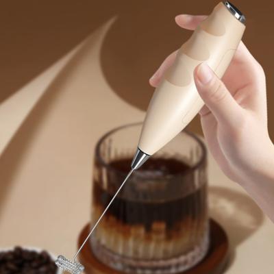 Milk Frother Electric Mixer Stainless Steel Blender 2-in-1 Rechargeable Egg Beater Foam Maker for Coffee