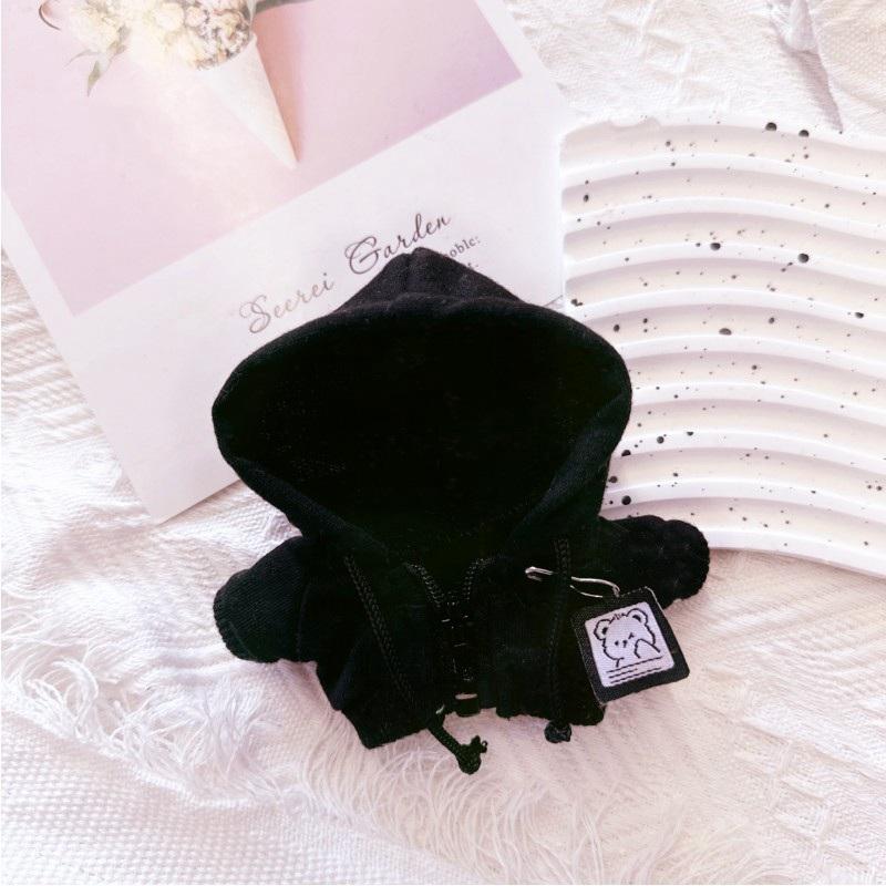 Pandantiv 17cm Păpușă Labubu Șal Poncho Haine Hanorac Drăguț Kawaii Body Costum Costum Păpușă Haine de Modă