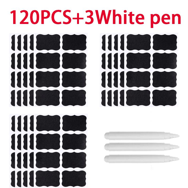 

Apothecary Labels for Jars Vegetable Storage Stickers Kitchen Jars Labels Stickers for Cans Blackboard Stickers PTZ005