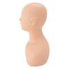 Bald Cosmetology Mannequin Head Realistic Soft Silicone Acupuncture Makeup Exercise Manikin Head