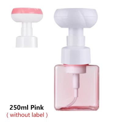 250ml Flower Dispenser Liquid Soap Floral Foam Hand Soap Bottle Pump Floret Bubbler Children Plastic Pressing Type Head Bottling