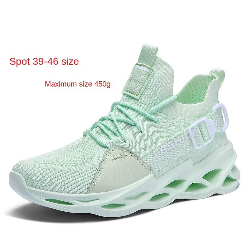 

Легкая спортивная обувь большого размера, повседневная обувь для бега, мужская и женская модная пара обуви, сетчатая обувь Tide 37