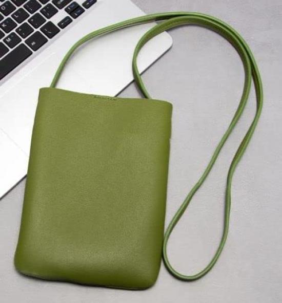 Crossbody stylish thin mini shoulder shoulder shoulder walking thin shoulder messenger crossbody shoulder one body compact bag Green [Aspersio] bag,
