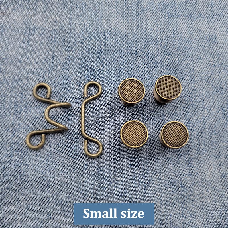 1PC Frauen Rock Hosen Jeans Verstellbare Taille Clip Metall Pins Kleidung Zubehör