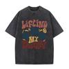 Now Down I'm Bad Crying At The Gym Fitness Pump Cover Vintage T-shirt Men's Fashion  Washed Tshirt Male Aesthetic Tees