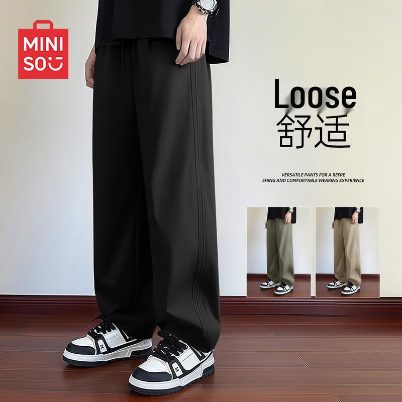 MINISO Men s Loose Straight Casual Hiking Pants L