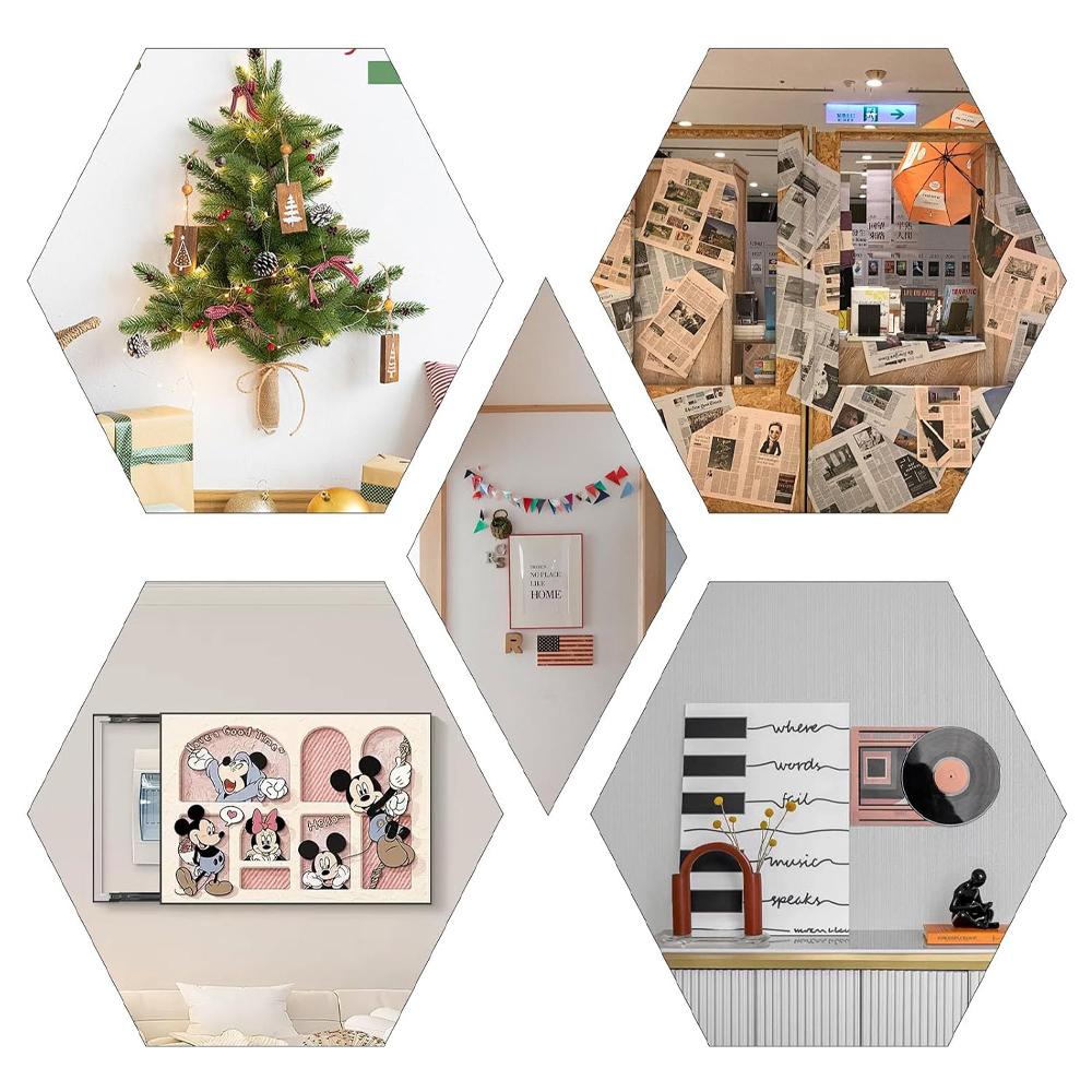 50PCS Spot Square Traceless Film Acrylic Transparent Double-sided Adhesive Patch High Viscosity Hole-free Wall Fixing Adhesive