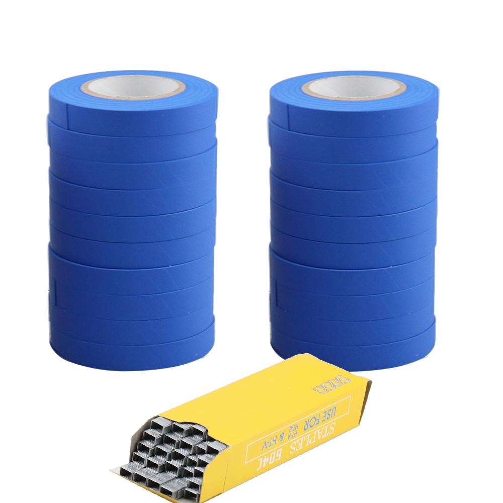 10 / 20 Sztuk Taśm Tapetool Taśmy PVC Do Wiązania Roślin Tapetools Taśma Na Gałęzie Do Narzędzi Ogrodniczych Maszyna do Wiązania Warzyw Owoców Drzew Tapenter